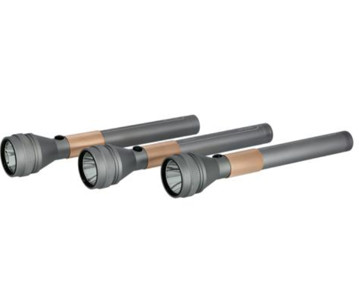 Krypton KNFL5154 Rechargeable LED Flashlight Waterproof - Silver and Gold 2 in UAE
