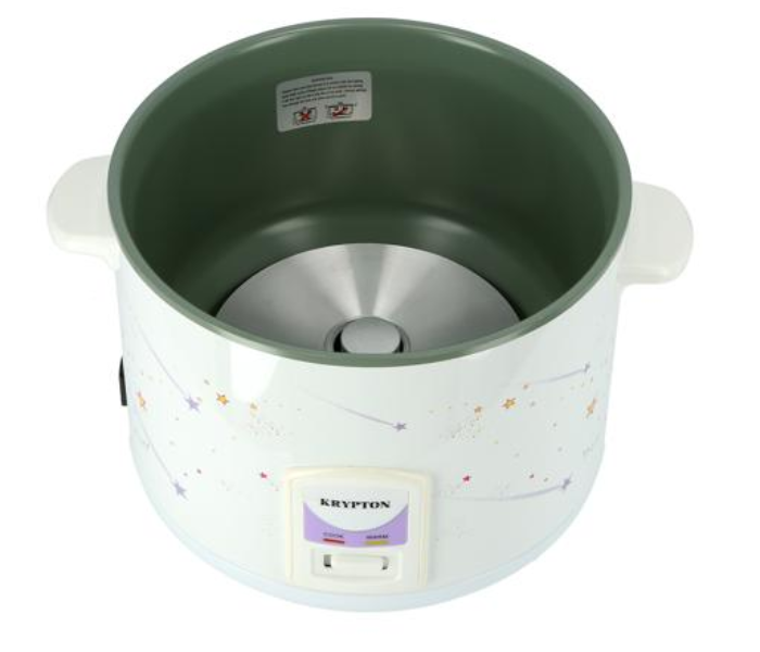 Krypton KNRC6106 2.8 Liter Electric Rice Cooker with Non-Stick Innerpot - White 2 in OMAN