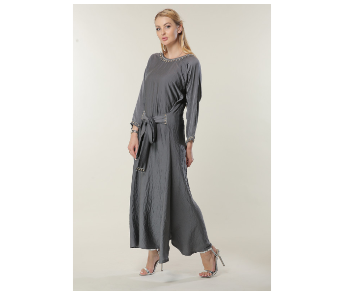 Moistreet Extra Large Grey Kaftan 3 in UAE