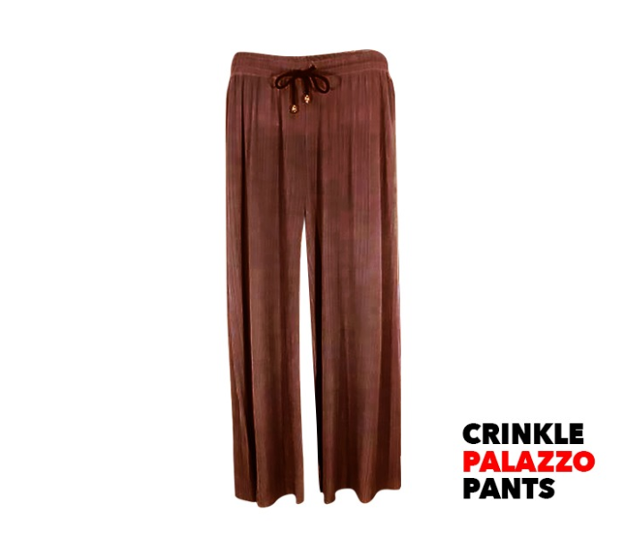Crinkle 6Pcs Palazzo Pants 5 in UAE