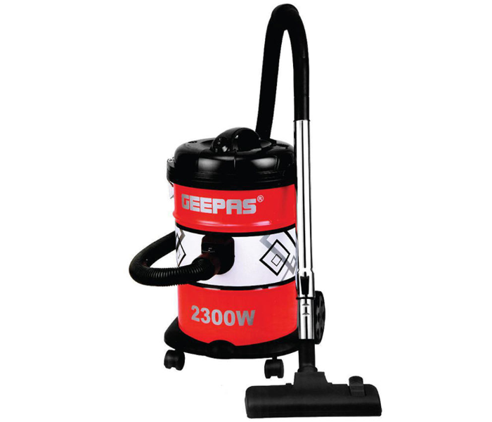Geepas GVC2592 2300 Watts Drum Vacuum Cleaner - Red and Black 1 in UAE