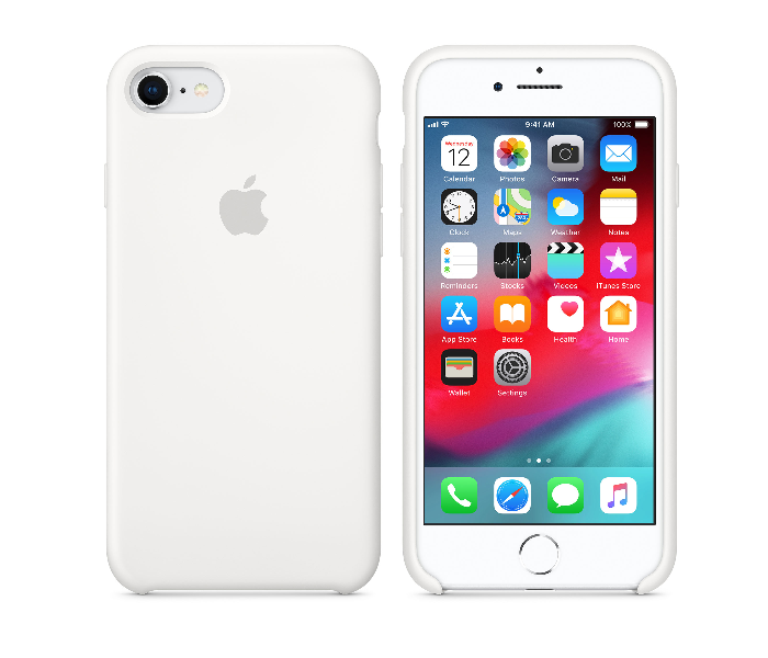 IQ Silicone Case Protector for Apple iPhone 7 and 8 - Ceramic White 1 in UAE