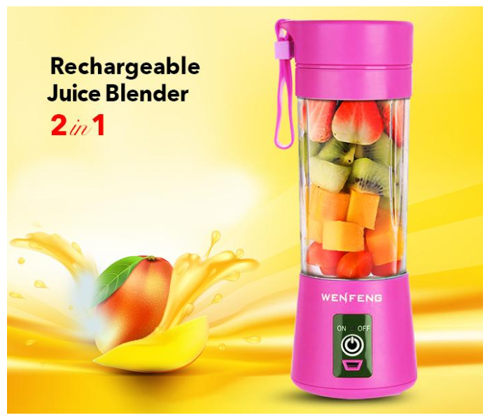 Buy Purple Portable and Rechargeable Battery Juice USB Blender