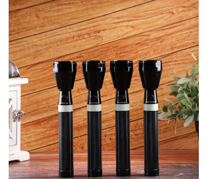 Krypton KNFL5141 4 in 1 Rechargeable Flash Light - Black 2 in UAE
