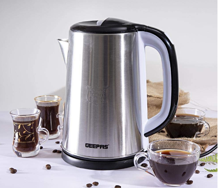 Geepas GK38028 2.5L Electric Kettle -Silver 2 in UAE
