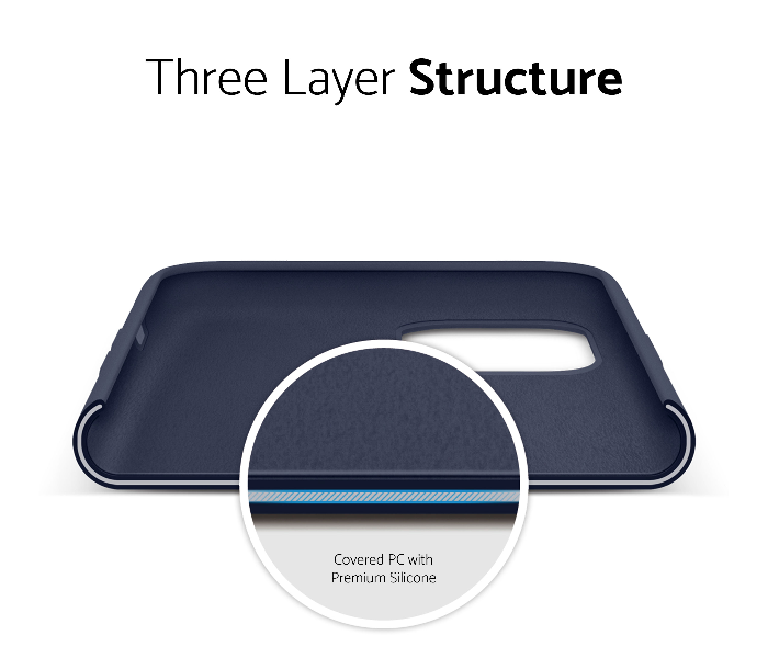 IQ Silicone Case Protector for Apple iPhone 11 - Midnight Blue 4 in UAE
