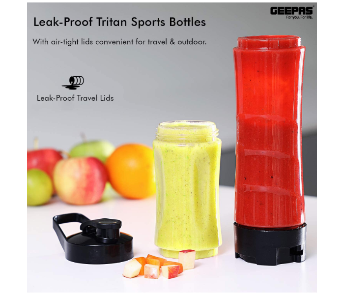 Geepas GSB44020 Personal Blender Smoothie Milkshake Maker - Transparent 4 in UAE