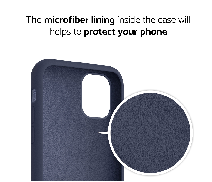 IQ Silicone Case Protector for Apple iPhone 11 Pro Max - Midnight Blue 3 in UAE