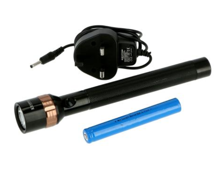 Krypton KNFL5121 Rechargeable Cree LED Flash Light - Black 3 in UAE