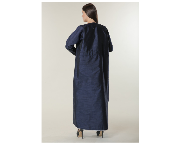 Moistreet Large Navy Abaya Set with White Under Abaya 4 in UAE