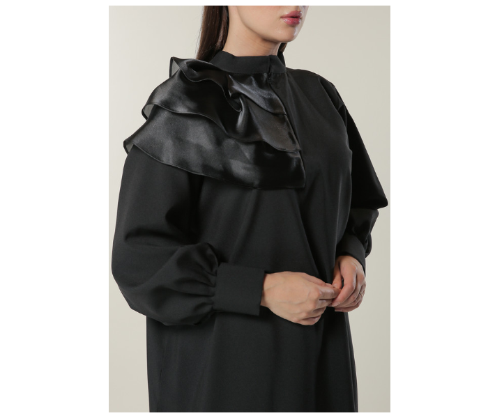 Moistreet Large Black Princess Abaya 4 in UAE