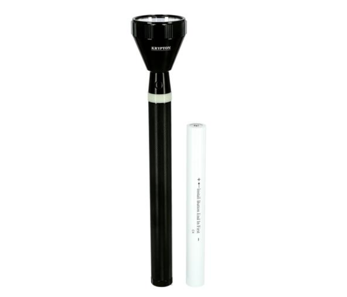 Krypton KNFL5131 Rechargeable Flash Light Black 3 in UAE