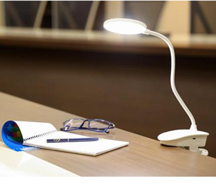 Geepas GE53026 Rechargeable Desk Lamp - White 2 in UAE