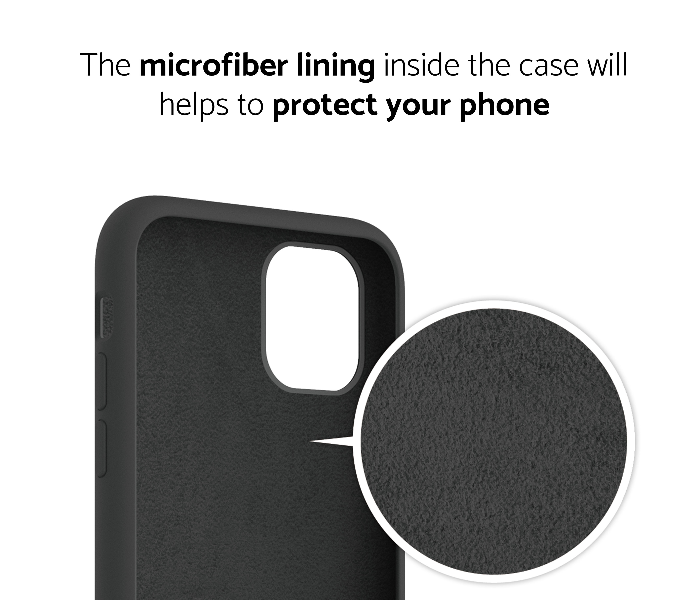 IQ Silicone Case Protector for Apple iPhone 11 Pro - Majestic Black 3 in UAE