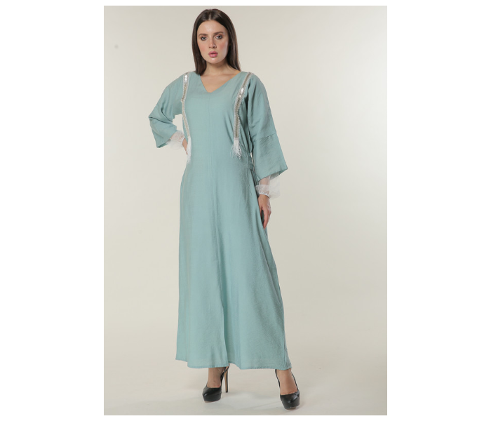 Moistreet Extra Large Green Kaftan 1 in UAE