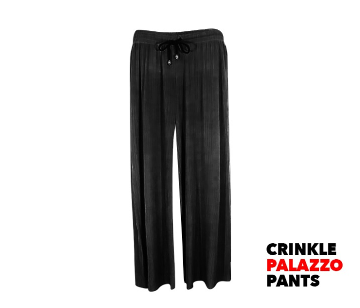 Crinkle 6Pcs Palazzo Pants 2 in UAE