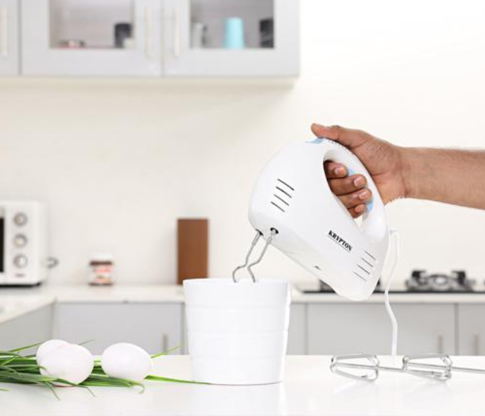 Krypton KNHB6043 150 Watts Hand Mixer - White 5 in OMAN