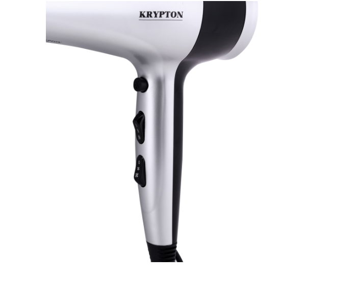Krypton KNH6109 Hair Dryer - Black & Silver 4 in UAE