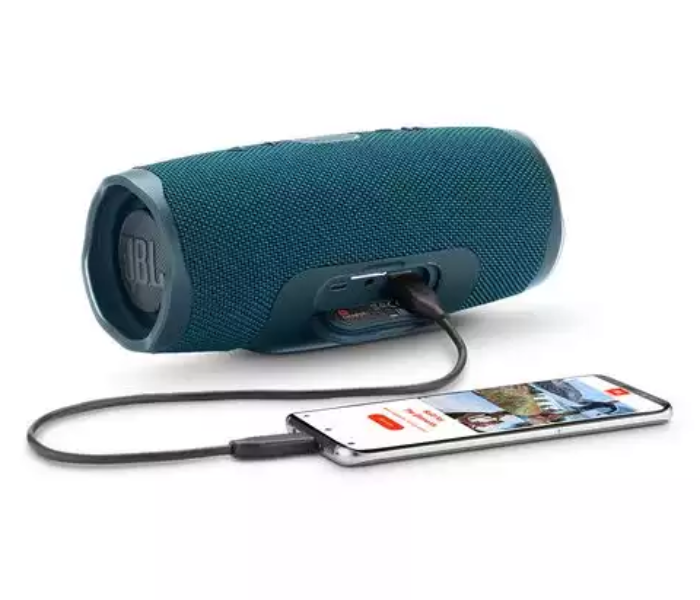 JBL Charge 4 Portable Bluetooth Speaker - Blue 6 in UAE