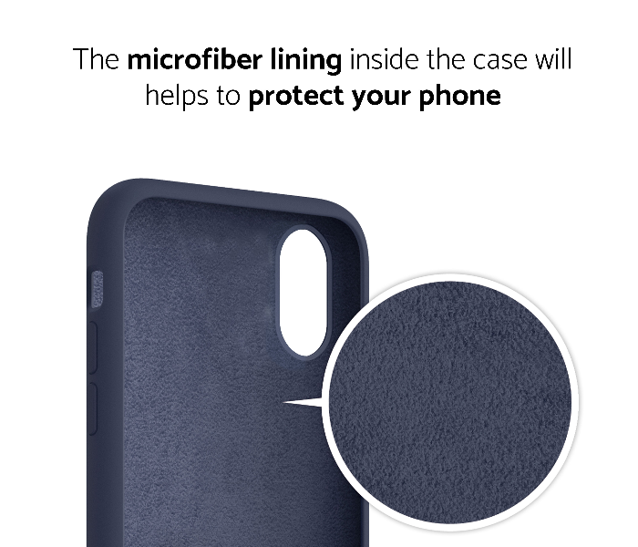 IQ Silicone Case Protector for Apple Iphone XS Max - Midnight Blue 3 in UAE