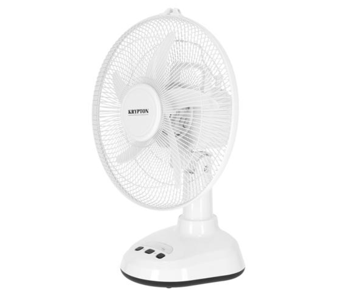 Krypton KNF6065 12” Rechargeable Fan White 2 in KSA