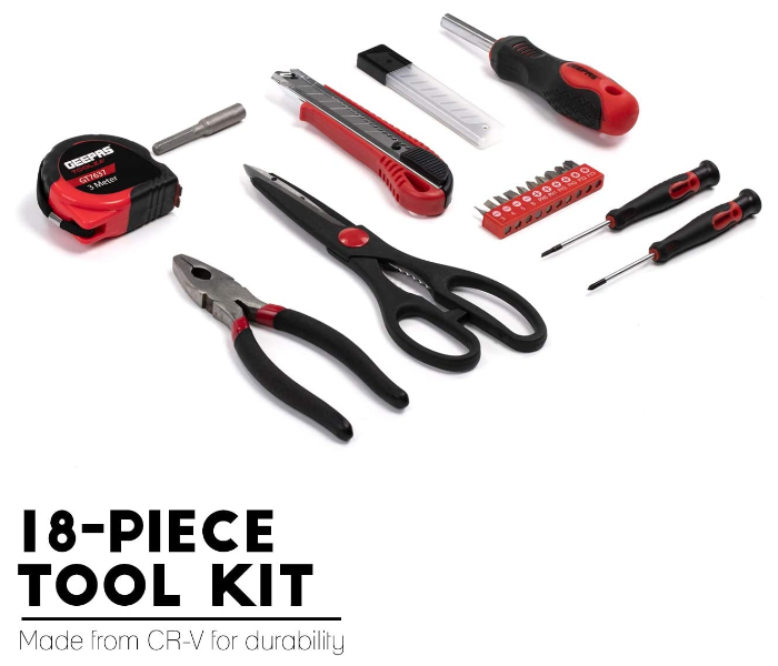 Geepas GT7637 Tool Kit - 18 Pieces 3 in UAE