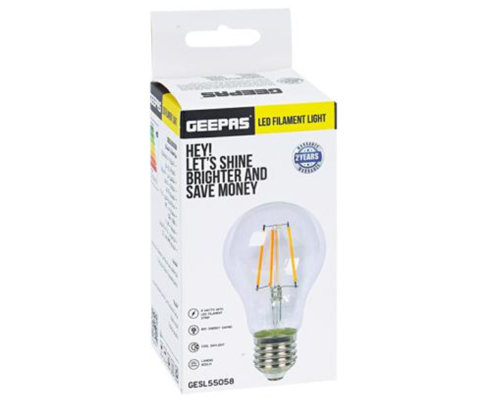 Geepas GESL55058 8W Filament Bulb 4 in UAE