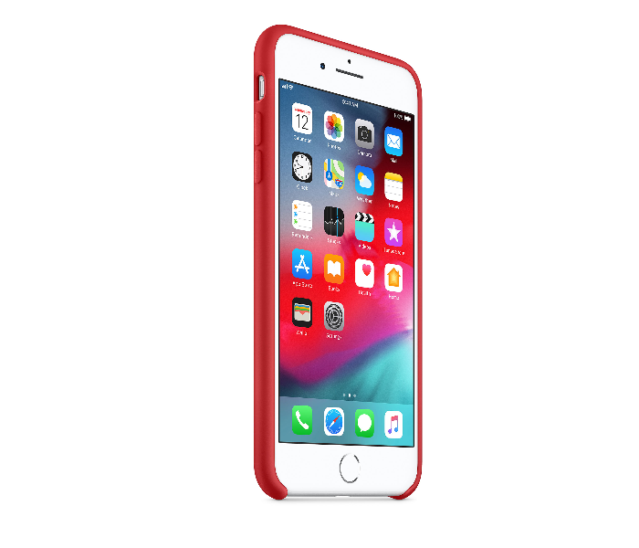 IQ Silicone Case Protector for Apple iPhone 7 Plus and 8 Plus - Cardinal Red 5 in UAE