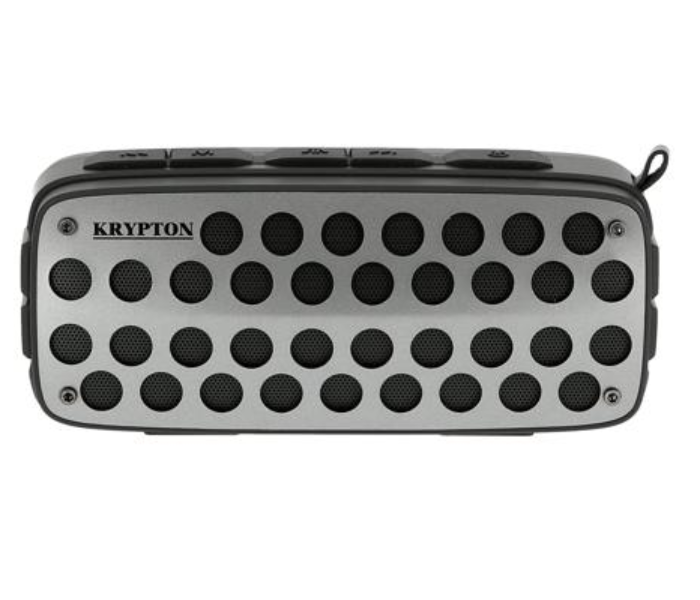 Krypton KNMS6129 Rechargeable Bluetooth Speaker - Grey 2 in UAE