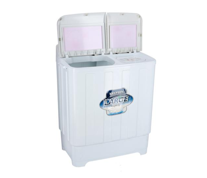 Krypton 7.5 kg Semi Automatic Top Loading Washing Machine, KNSWM6124 - White (Blocked) 5 in UAE