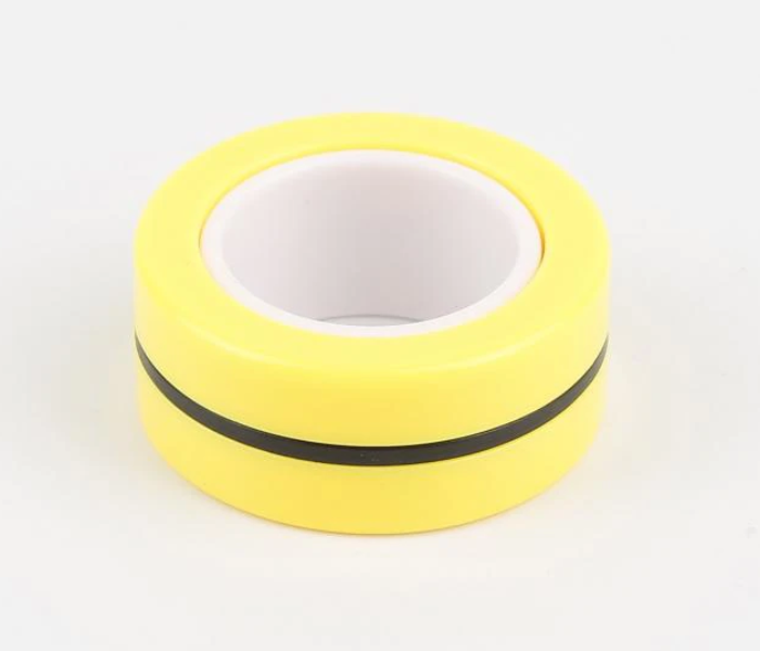 Magnetic Fun Spin Relief Stress Finger Game Attention Roller Ring - Yellow 5 in UAE