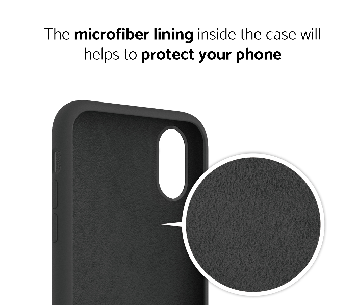 IQ Silicone Case Protector for Apple Iphone XS Max - Majestic Black 3 in UAE
