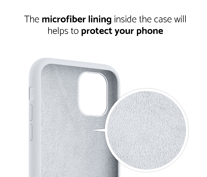 IQ Silicone Case Protector for Apple iPhone 11 Pro - Ceramic White 3 in UAE