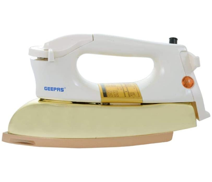 Geepas GDI2750 Dry Iron With Golden Cover - White 2 in UAE