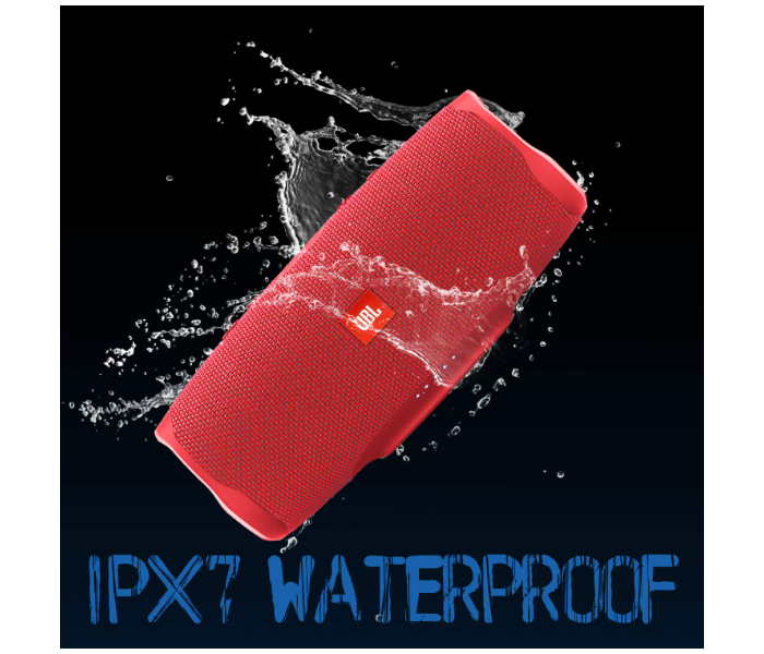 JBL Charge 4 Portable Waterproof Bluetooth Speaker - Red 4 in UAE