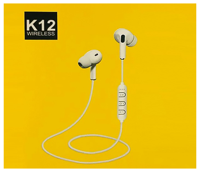 Jongo K12 Wireless Sports Headset - White 1 in UAE