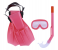 Bestway 25008 4 Peice Play Pro Snorkel Set - Red 1 in UAE