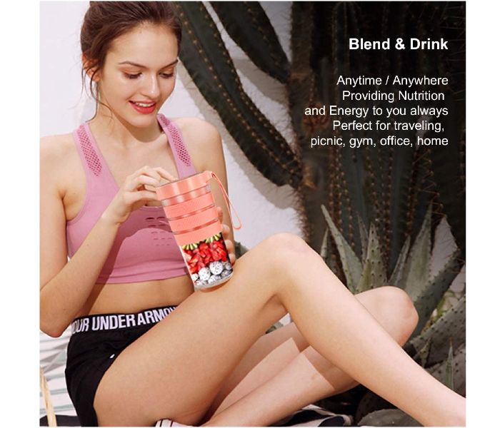 Pinsa PBMP300 300ml Blender Mixer - Pink 3 in UAE