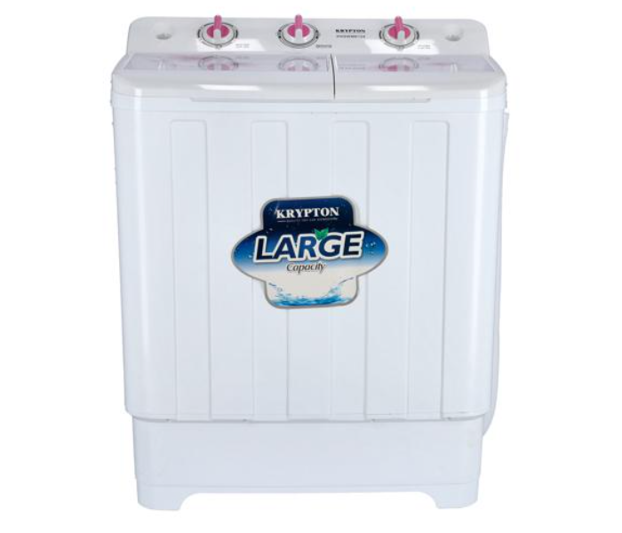 Krypton 7.5 kg Semi Automatic Top Loading Washing Machine, KNSWM6124 - White (Blocked) 1 in UAE