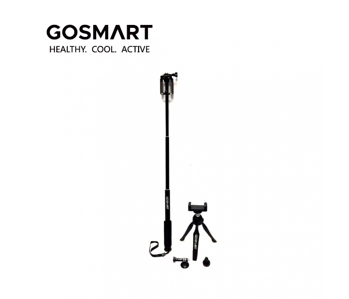 GoSmart GS3N1SS 3 In 1 Selfie Stick - Black 1 in UAE