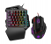 HXSJ 3 Pcs PUBG One Hand Mini Keyboard Gaming Wired with Mouse Only for Mobile with Connector - Black 1 in UAE