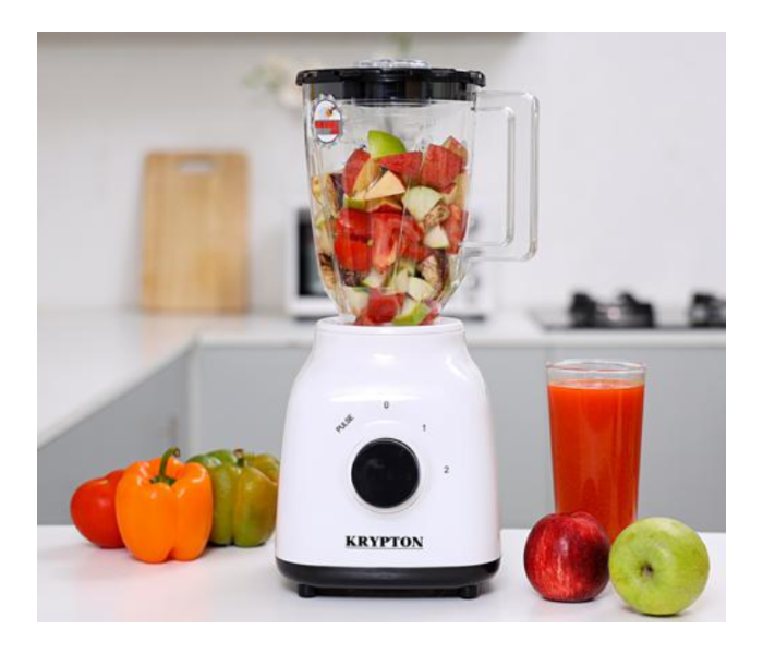 Krypton KNB6211 1.5 Liter Single Blender 400W - White 2 in UAE