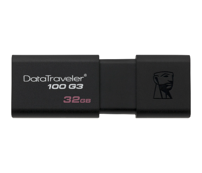 Kingston DT100G3 32GB USB 3 Flash Drive - Black 1 in OMAN