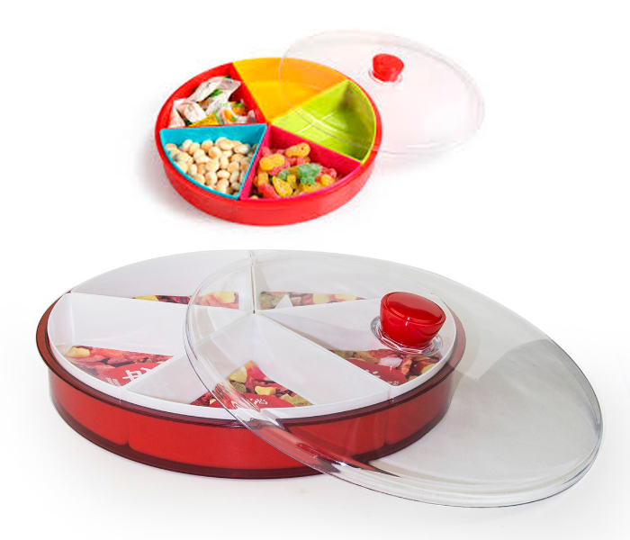 YN815 Multi Purpose Server with Tray Chip And Dip Bowl Set 1 in UAE
