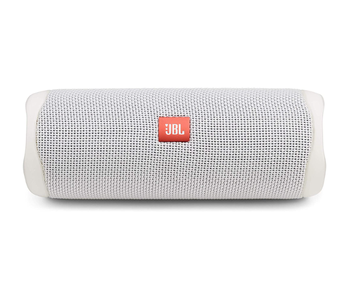 JBL Flip 5 Portable Waterproof Bluetooth Speaker - White 2 in UAE