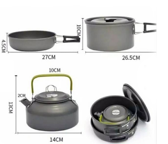 Jongo Compact Outdoor Cooking Set for Camping 12 in UAE