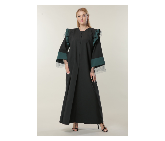 Moistreet Small Formal Abaya - Black 1 in UAE