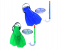 Bestway 25009 Hydro Pro 4 Piece Aviator Style Dive Set - Green 2 in OMAN