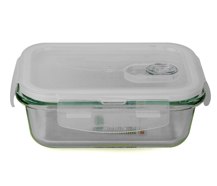 YN135 Microwave Heat Resistant 370ml Glass Bowl with Cover 2 in UAE