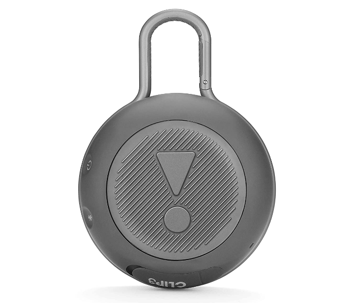 JBL Clip 3 Portable Waterproof Bluetooth Speaker - Grey 4 in UAE